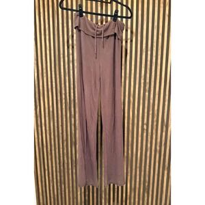 Urban‎ Outfitters Out From Under Flare Lounge Drawstring Ruffle Waist Brown M